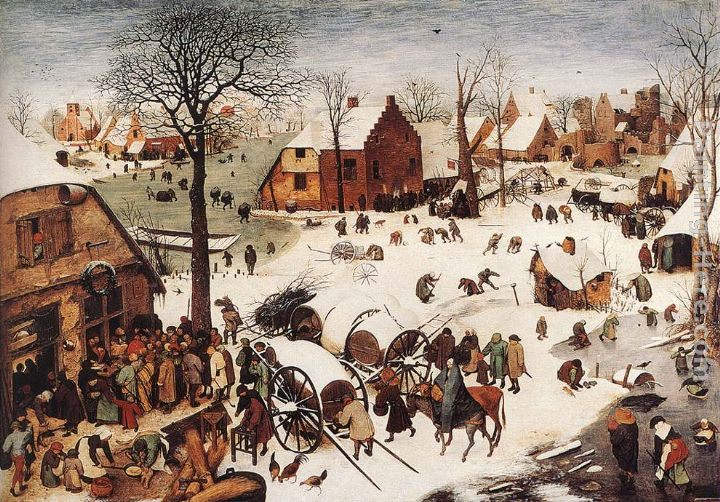 Pieter the Elder Bruegel The Numbering at Bethlehem